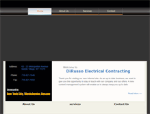 Tablet Screenshot of dirussoelectric.com